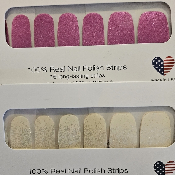 Color Street Nail Polish Strips -Retired 2 Set Bundle - Over the Moon & Showtime - Picture 2 of 3